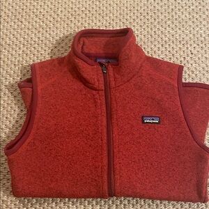 Patagonia Kids Brick Red Fleece Vest